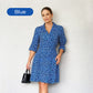💥Hot Sales-49% OFF👗Women's Trendy Leopard Print V-Neck Loose Fit Dress