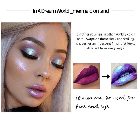 🎁Hot Sale 49% OFF⏳Diamond Shimmer Metallic Lipstick Waterproof Long Lasting