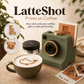 ✨50% RABATT NU!! ✨Retro kaffekonstkamera – Mekanisk latte-schablonpress