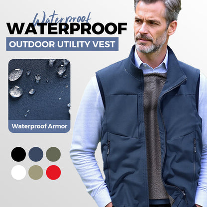 ⏳ Limited Time 49% OFF💥Men's Waterproof Outdoor Utility Vest