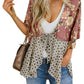 🌸Vårsalg 49 % rabatt🌸Blomstrete kimono-cardigans for damer med volanger på ermene, snøring og løst snitt i boho-stil