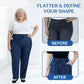 ⏳Begrenset tidsbegrenset 48 % rabatt!!💕👖Høy midje, ultra-elastiske mom jeans