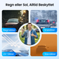 Magnetisk vanntett deksel til ladeport på elbil