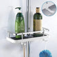 🚿 Kjøp 2 få 1 gratis – Oppbevaringsholder for dusjstang | Ingen boring nødvendig, plassbesparende og holder badet ryddig ✨