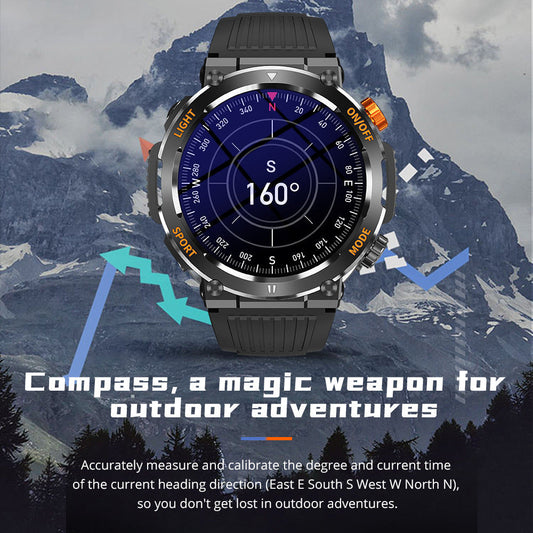 ⌚ Vanntett sport og utendørs smartklokke 🔥48% rabatt ✈️ Siste dag!!!