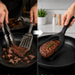 🍳48 % RABATT NÅ!🥩 2-i-1 spatelklemme – varmebestandig silikon og sklisikkert håndtak – uunnværlig kjøkkenutstyr 🔥