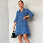 💥Hot Sales-49% OFF👗Women's Trendy Leopard Print V-Neck Loose Fit Dress