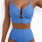🎉 Denne ukens spesialtilbud – 48% rabatt ✨ Push-up-bikini med høy midje til dame