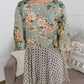🌸Vårsalg 49 % rabatt🌸Blomstrete kimono-cardigans for damer med volanger på ermene, snøring og løst snitt i boho-stil