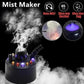 💨 50 % RABATT NÅ! ⚡ Ultralyd-tåkegenerator med 12 LED-lys – Skaper kjølig tåke og fargerikt lys – Perfekt til luftfuktere, fontener eller Halloween-dekorasjon – går stille i vann 💧✨