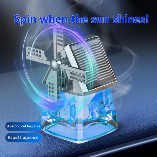 🌤️Solar-powered Windmill Aroma Car Air Freshener🍃