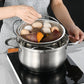 ✨Hot Sale✨Alt-i-ett dampkoker i rustfritt stål med håndtak