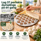 🥟 Dumplingform – lager 37 dumplings samtidig, mattrygg ABS/aluminium. Spar tid og ha det gøy med familien! ✨👨‍👩‍👧