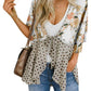 🌸Vårsalg 49 % rabatt🌸Blomstrete kimono-cardigans for damer med volanger på ermene, snøring og løst snitt i boho-stil
