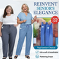 ⏳Begrenset tidsbegrenset 48 % rabatt!!💕👖Høy midje, ultra-elastiske mom jeans