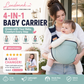 👶 50% RABATT – 4-i-1 babylomme – 0–36 måneder – 4 bærestillinger – pustende – ergonomisk – håndfri komfort – for trygge og komfortable turer