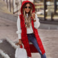 Women's Long Sleeveless Vest with Hood for Winter
