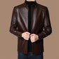 ❄️Winter Specials❄️Men’s Warm Plush Lining Leather Jacket
