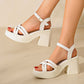 💥Hot Sale✨Women’s Open Toe High Chunky Heel Sandals
