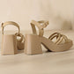 💥Hot Sale✨Women’s Open Toe High Chunky Heel Sandals