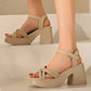💥Hot Sale✨Women’s Open Toe High Chunky Heel Sandals