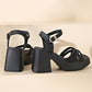 💥Hot Sale✨Women’s Open Toe High Chunky Heel Sandals