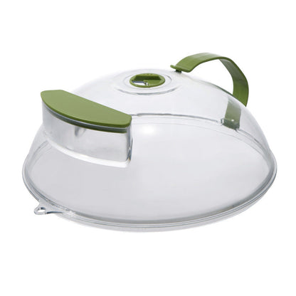 💎 48 % RABATT! 💎 Gjennomsiktig, sprutsikkert lokk til mikrobølgeovn – ergonomisk håndtak, vannbeholder og 360° ventilasjon 🔥🍲