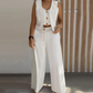 🌿Women's Trendy Sleeveless Top & Wide-Leg Pants Two-Piece Set✨