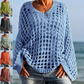 ⏳Begrenset tidsbegrenset 48 % rabatt⏰Heklet strikketopp til dame🧶👚