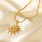 🔆Elegant Stylish Openwork Sun Necklace💕