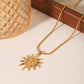 🔆Elegant Stylish Openwork Sun Necklace💕