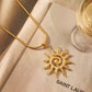 🔆Elegant Stylish Openwork Sun Necklace💕