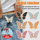 🌸🦋 KJØP 1 FÅ 1 GRATIS 🎁💜 Avtakbar sommerfuglspenne i midjen – Ingen verktøy, justerbar passform for jeans, skjørt og kjoler, skaper timeglassform ✨👗💃
