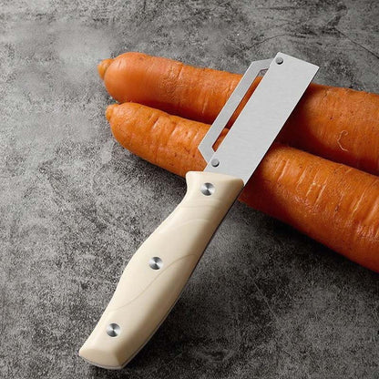 🥕 KJØP 1 FÅ 1 GRATIS! 🔥 Multifunksjonelle kjøkkenskrellere – Kniv i rustfritt stål, ergonomisk grep og perfekt for frukt og grønnsaker ✨