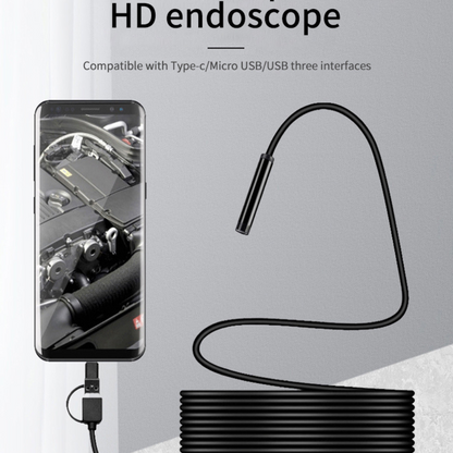 💎 48 % RABATT! 💎 Plug-and-Play endoskopkamera – HD 1080p, IP67 vanntett og fungerer direkte med iPhone, Android og iPad