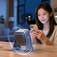 📱 5-i-1 trådløs induksjons-Bluetooth-høyttaler og telefonstativ
