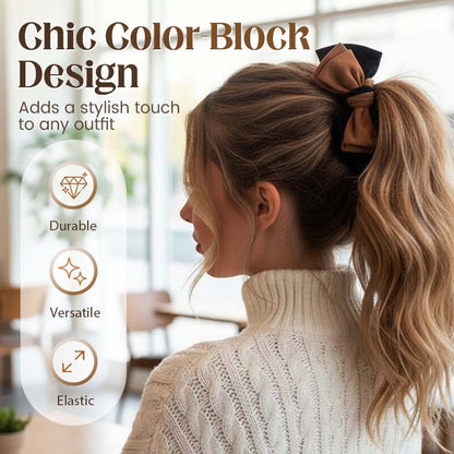 Elegant Elastic Bow Hair Tie