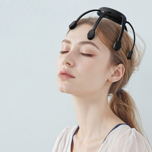 💆‍♂️ Intelligent hodemassasje med blekksprut – Avslappende knading, flere moduser og bærbar design 🔋