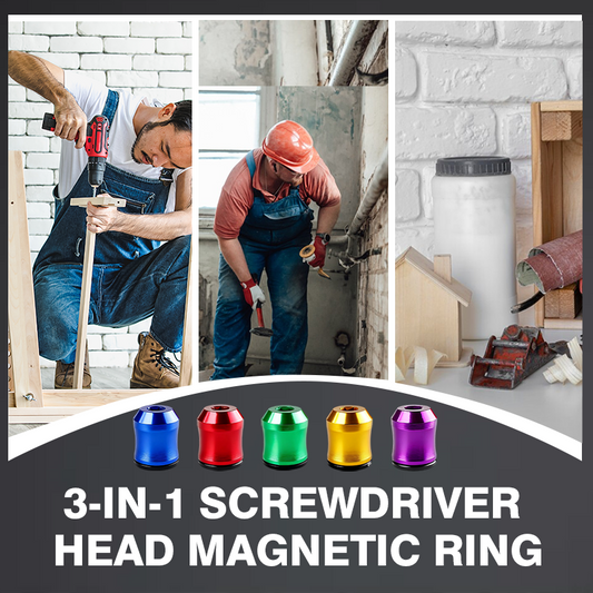 3-i‑1 skrutrekkerhode magnetisk ring