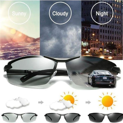 🥳2026 VARMT SALG🥳💞50 000+ SOLGT!🕶️🌦️ Oppgraderte fotokromatiske linser 48 % RABATT! Antireflekspolarisering møter smart lystilpasning. Et stilig og intelligent valg for øynene dine. 💎😎