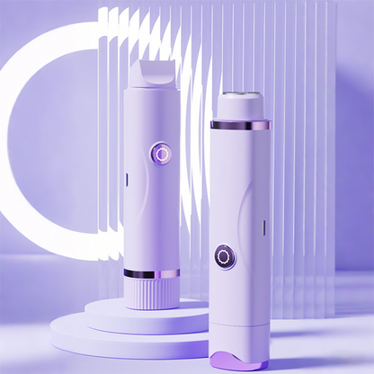 🪒48 % RABATT! 💜 Elektrisk kroppshårtrimmer med dobbelt hode – Vanntett, hypoallergenisk og perfekt for sensitiv hud! 🚿✨