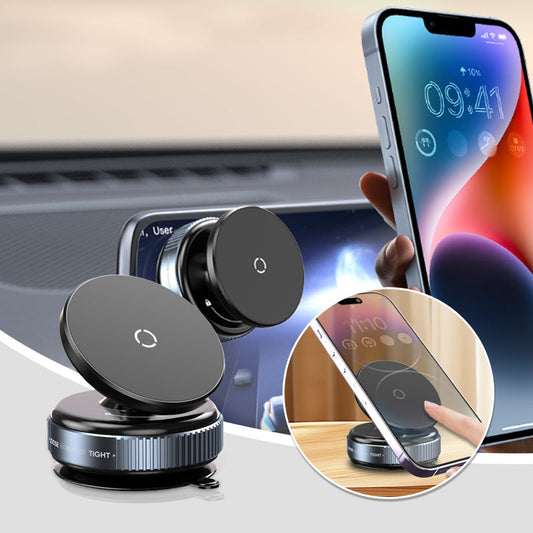 📱 48% RABATT! 360° Roterende Ventosus-telefonstøtte – Universell, Stabil Som Feste & Ingen Fravik! 🔄
