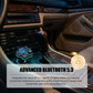 ⚡🚘 Koble den til én gang, så har bilen din Bluetooth, håndfri og to hurtigladere. 2026 FM-sender – introduksjonspris 48 % RABATT! 💥🎁