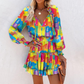 🥳2026 VARMT SALG🥳💞50 000+ SOLGT!🌹👗 48% RABATT! Minikjole med V-hals og rysjer – Myke lange ermer, flatterende V-hals. Leken rysjer gir sjarm. Perfekt til middager eller date-kvelder. 🕊️✨