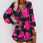 🥳2026 VARMT SALG🥳💞50 000+ SOLGT!🌹👗 48% RABATT! Minikjole med V-hals og rysjer – Myke lange ermer, flatterende V-hals. Leken rysjer gir sjarm. Perfekt til middager eller date-kvelder. 🕊️✨