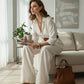 💕Women's Loose Fit Shirt & Wide-Leg Pants Two-Piece Set
