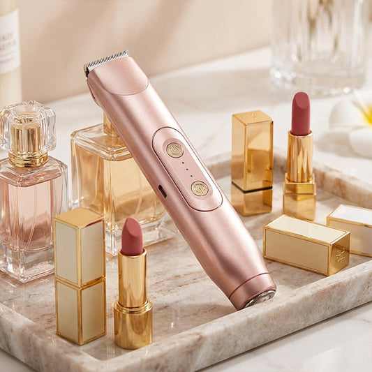 2-i-1 elektrisk barbermaskin for kvinner