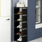 👠 48 % RABATT NÅ! 🚪 Vertikal skohylle til inngangsparti – Plassbesparende, solid metallramme og enkel montering 👟