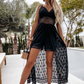 🎁Ny ankomst 48 % RABATT💥Damejumpsuit med spaghettistropper – Løs fritidsjumpsuit med utskjæringsdesign✨