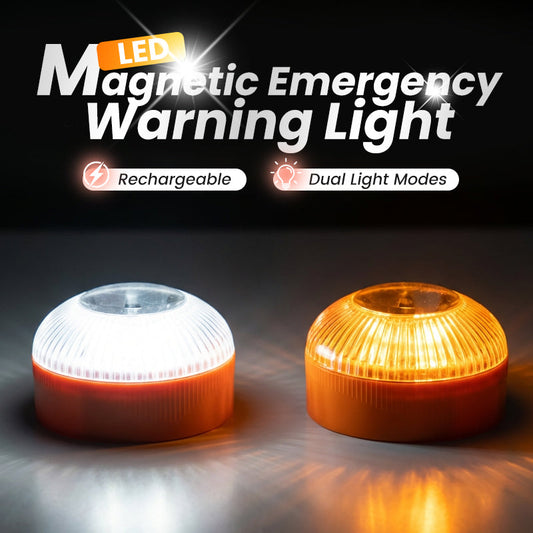 🚨 48% AVSLAG – LED Magnetisk nødlys med sterk magnet & varselblink